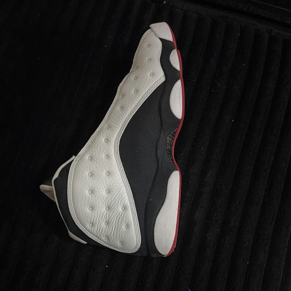 Nike Air Jordan 13 Black White Sneakers - Picture 4 of 9